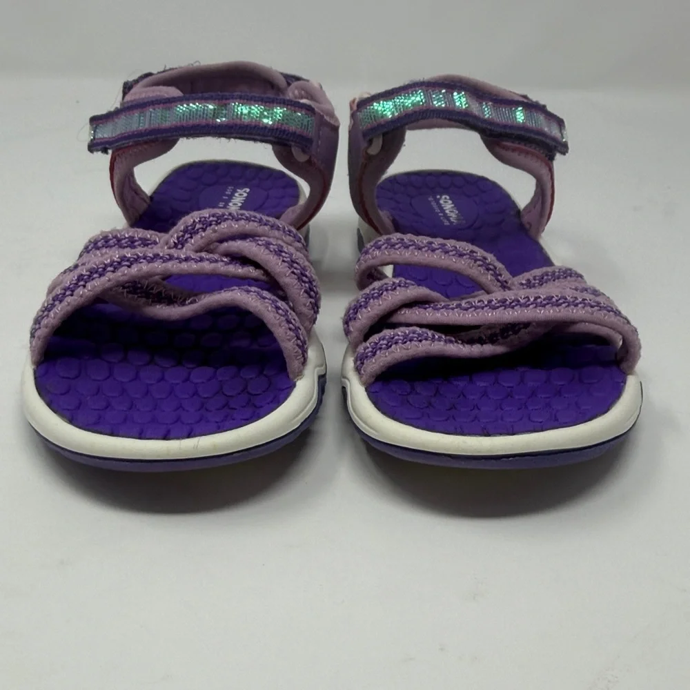 Sonoma Kids Purple Strap Sandals Size 2 MED